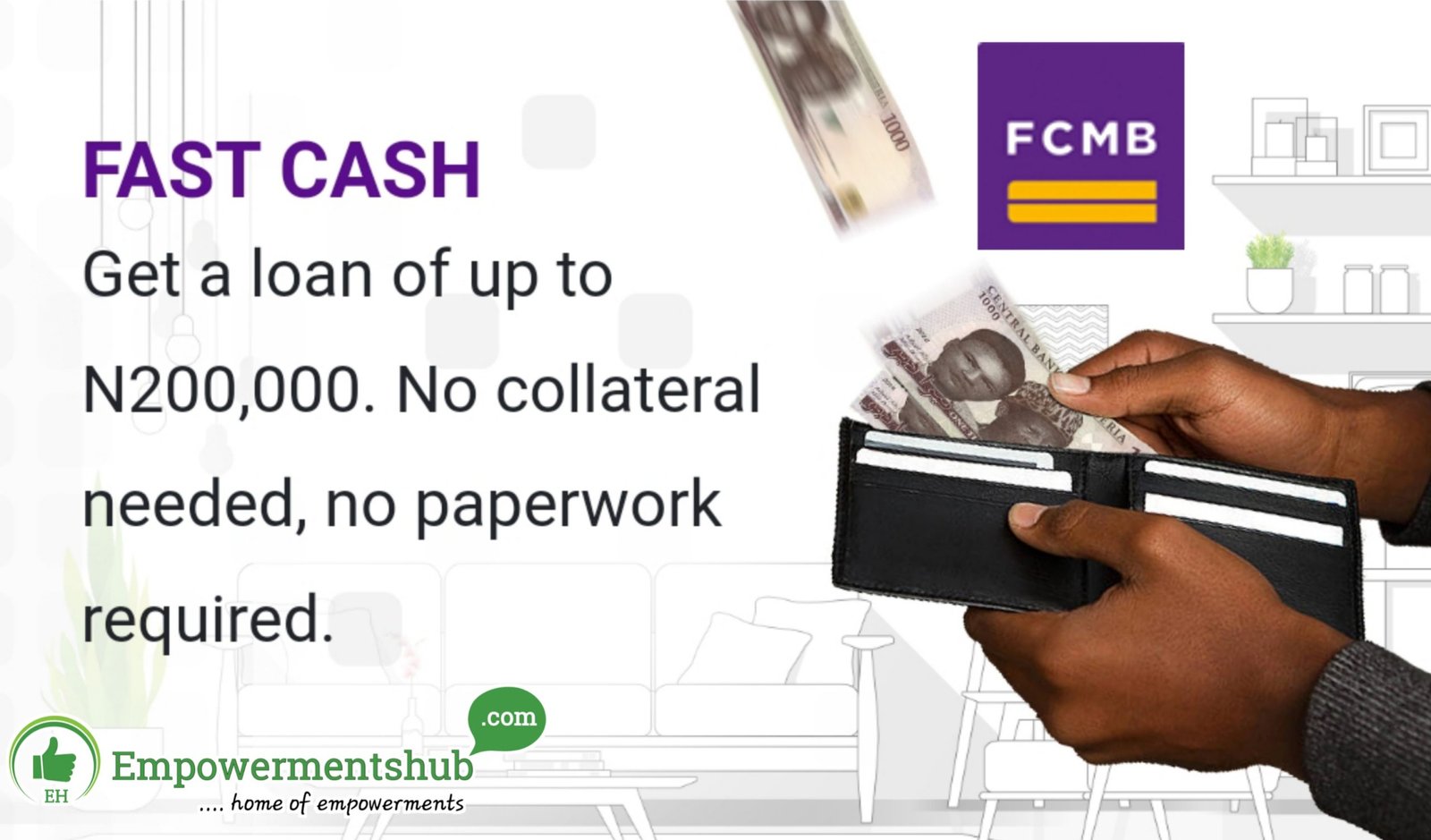 How To Apply for FCMB FastCash Loan UpTo N200,000