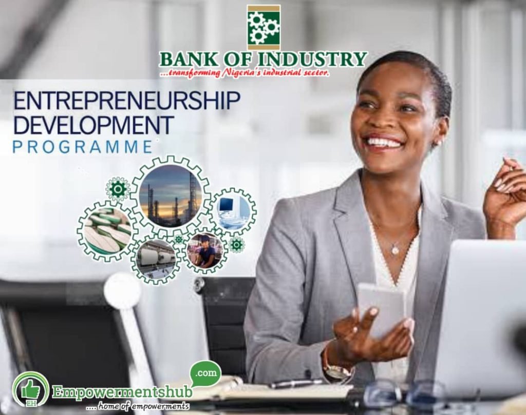 Bank Of Industry Entrepreneurship Program 2023 for Nigerians