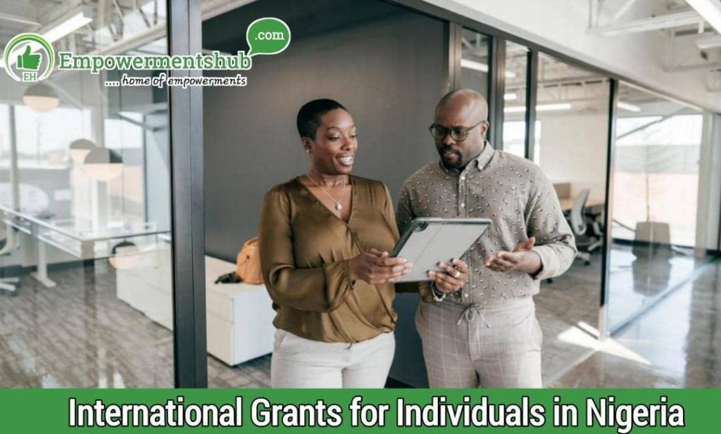 5 International Grants for Individuals in Nigeria