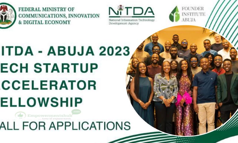 NITDA And Founder Institute Tech Startup Acceleration Fellowship 2023 – Apply Here